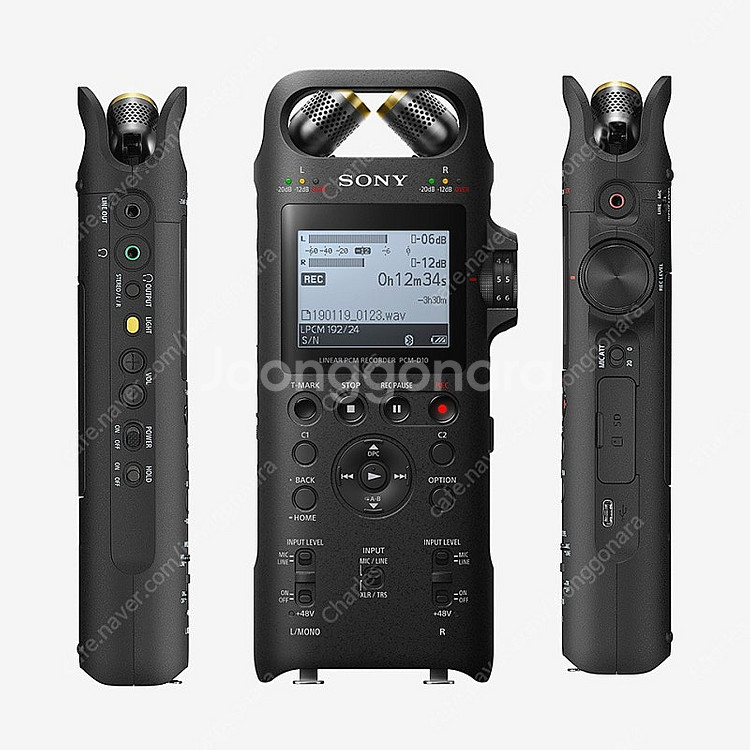 소니 pcm d10 필드레코더 녹음기 콘덴서마이크 단순...--2
