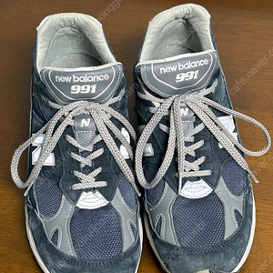 뉴발란스 991(M991NV) UK 네이비 270 사이즈