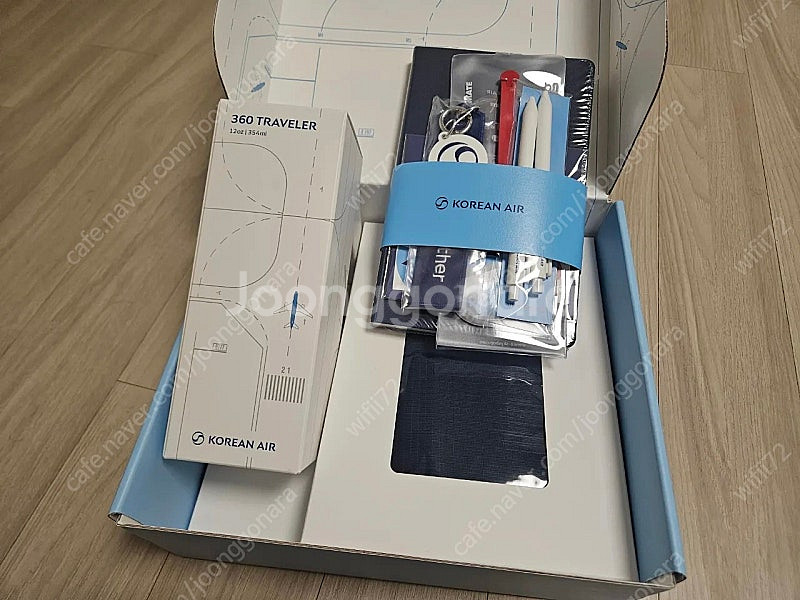 대한항공 신규 굿즈 기념품 선물 세트 가방 키링 수첩 ...--1