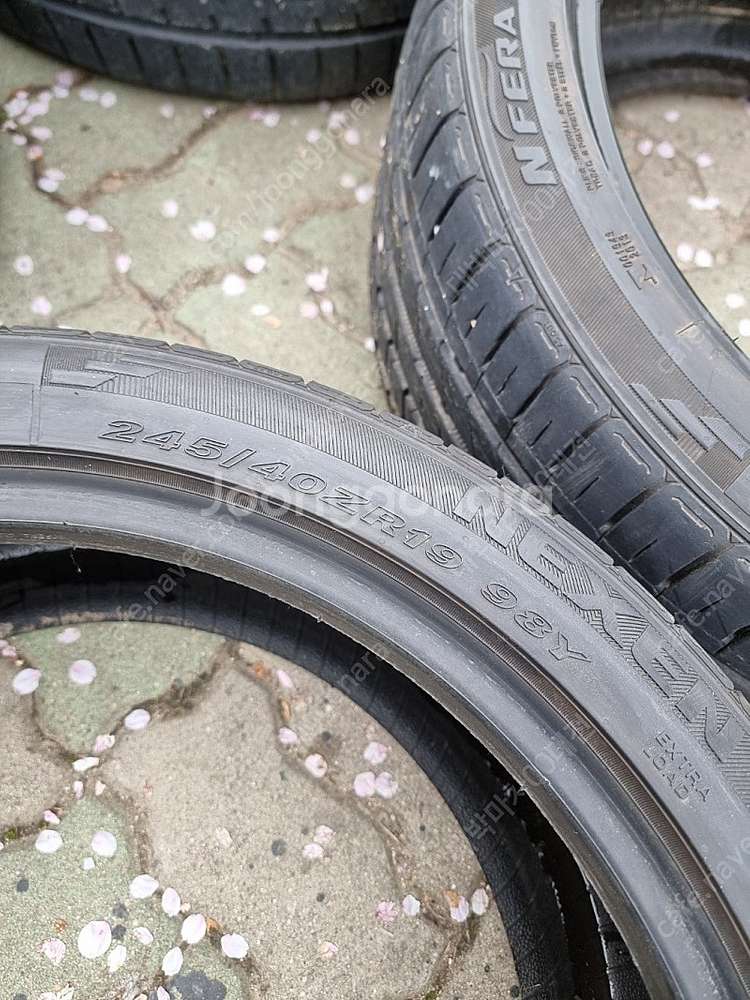 245-40-19 225-55-18 중고타이어 팔아요--2