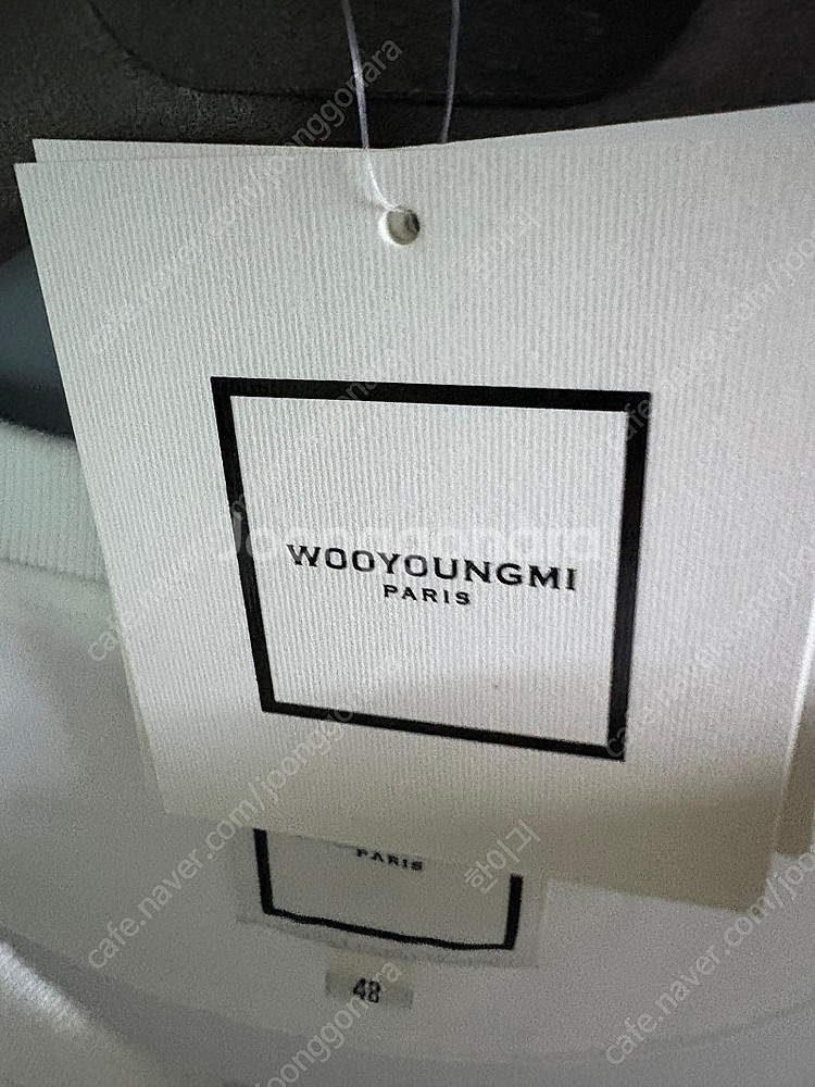 [48] 우영미 백로고 젤리피쉬 반팔 화이트--3