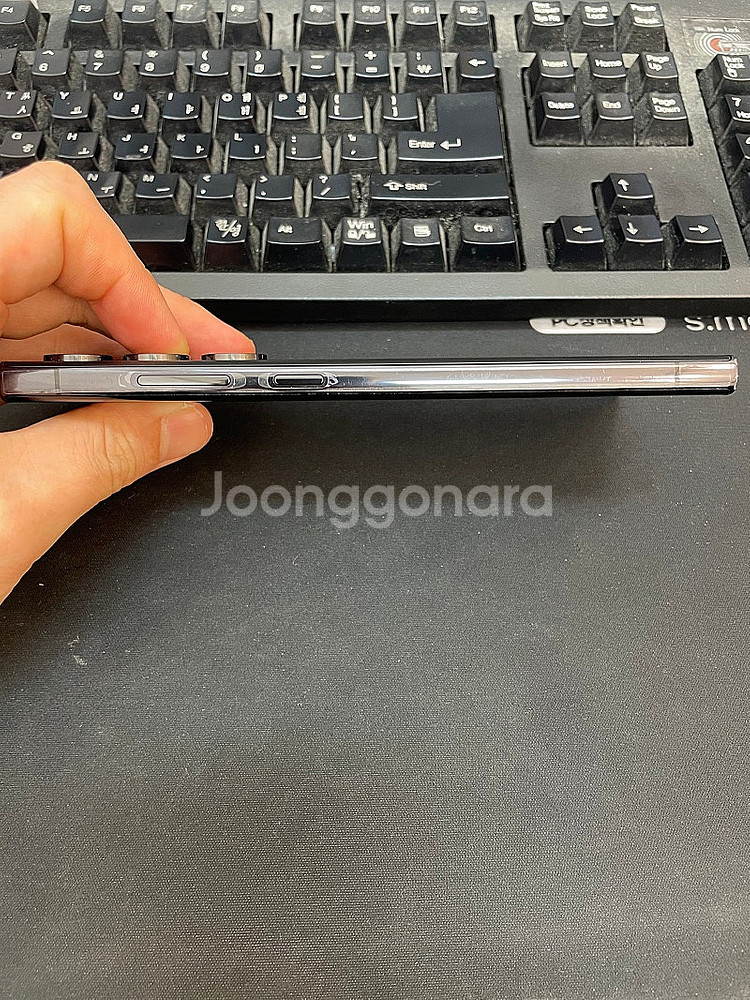 갤럭시S23울트라 블랙 512GB 무잔상 상태좋은 중고...--4
