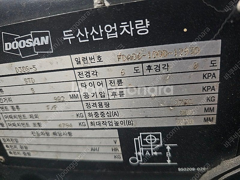 두산 중고 2012년식 D30S-5 3톤 지게차 판매합...--1