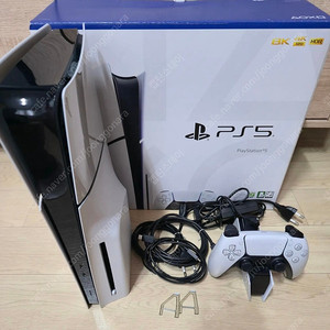 PS5 2018A 플스5 슬림디스크 에디션+정품 듀얼센스 충전거치대