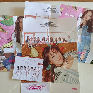 IOI 아이오아이 포스터 4종 및 whatta man 앨범 일괄