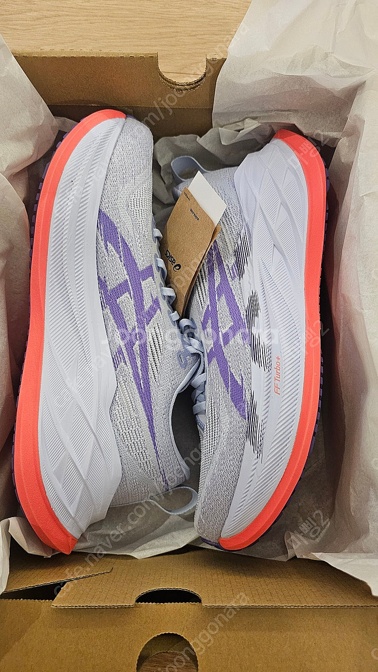 아식스 슈퍼블라스트2(퍼플) 265 팝니다 슈블2--0