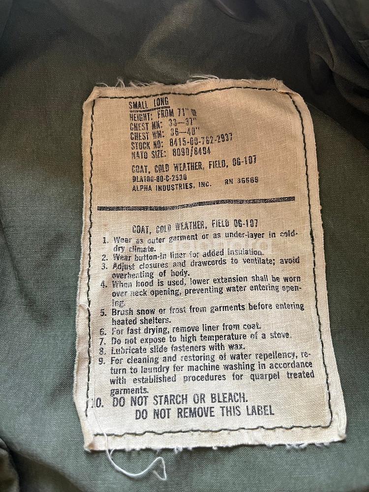 Alpha Industries M-65 필드 자켓 올리...--1