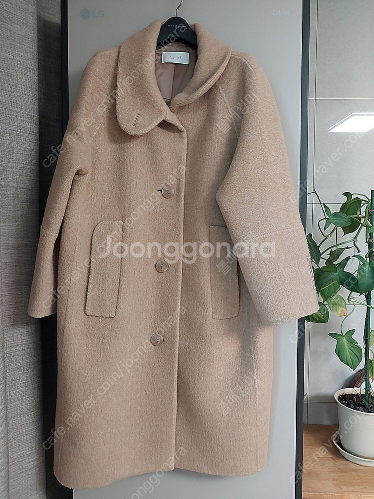 SJSJ 핸드메이드 라마혼방 코트--1