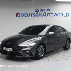 아반떼 중고 아반떼 CN7 중고 아반떼 신형 중고 회색 2024년식 89,456km 1.6 가솔린 모던 중고차이자