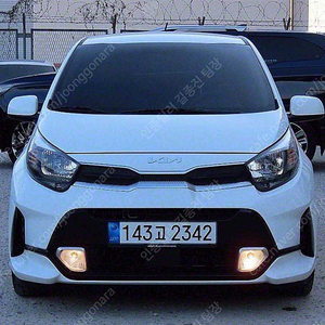모닝 중고 모닝 어반 흰색 2021년식 22,595km 프레스티지 법인차 구매가능