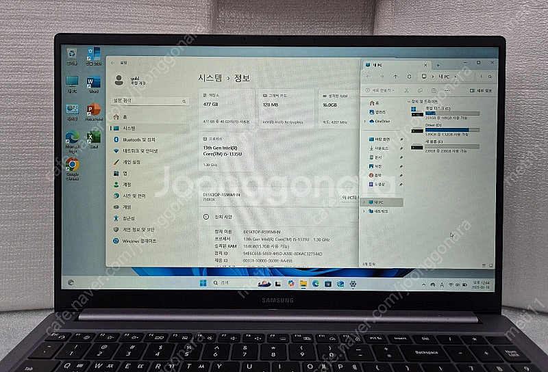 삼성 갤럭시북4 NT750XGR i5 13세대 16G ...--2