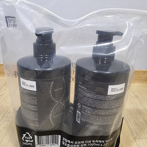 (미개봉새제품)살림백서 오브제 지성 두피 탈모샴퓨 1000ml 어성초/약산성/대용량 2개