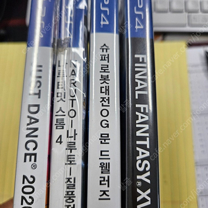 [일괄판매] PS4 게임 팝니다 택배비 포함 저스트댄스 나루토 파판 슈로대