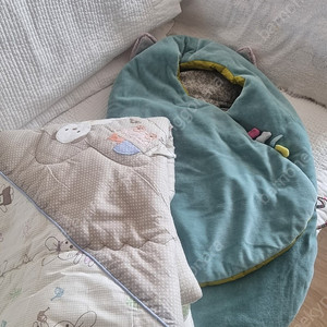 신생아 겉싸개 2점