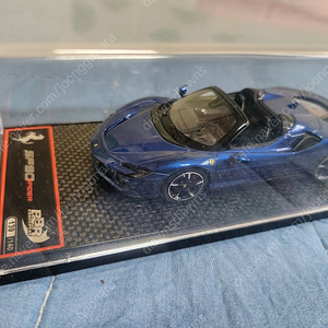 Bbr 1:43 페라리 sf90 스파이더 블루