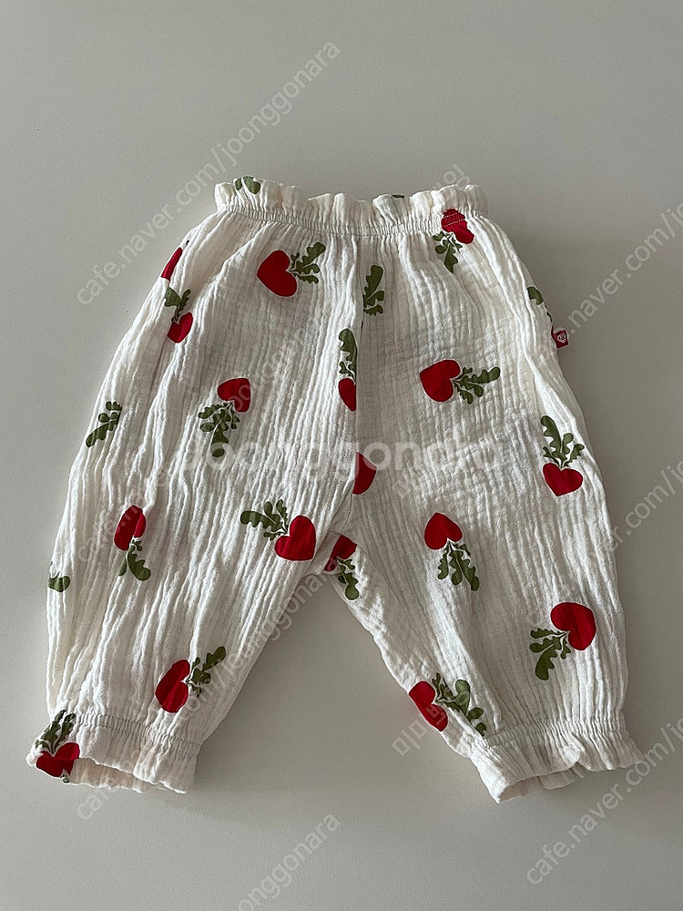 꼬숑 하트 순무 프릴팬츠 s--0