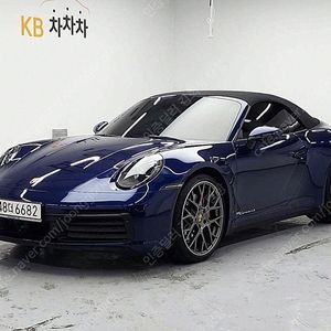 포르쉐 중고 911 중고 카레라 4S 카브리올레 중고 포르쉐 파란색 2024년식 15,864km 카레라 4S 카브리올레 중고자동차