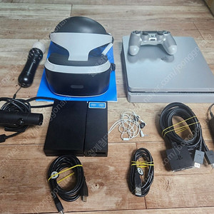 플스4슬림+vr+카메라+무브봉1개