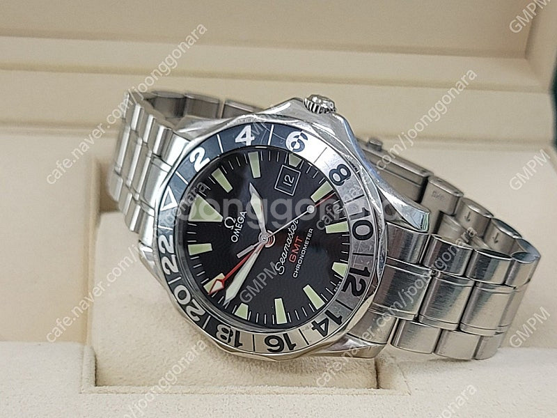 OMEGA 오메가 씨마스터 41mm GMT 50주년 블...--5