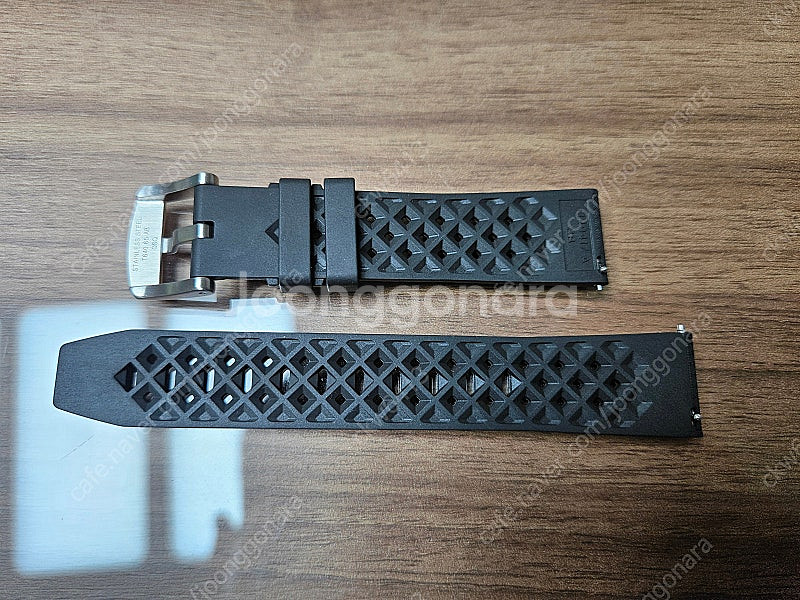 iwc 스타일 21mm 21미리 러버밴드 디버클 핀버클...--1