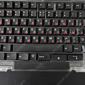 JTK Classic Cyrillic black 삼중사출 키릴 블랙 키캡