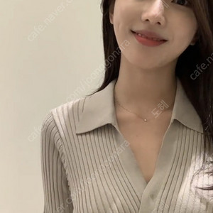 시에 벨라 카라 니트 드레스 애쉬 올리브