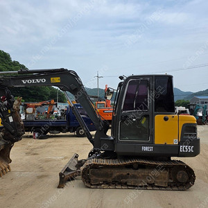 볼보 EC55C 2014년식, 도자 하부링크/딱딱구리집게/회전라인 장착, 경북 고령소재