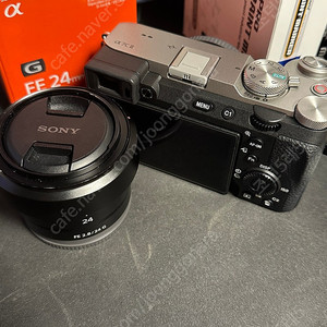 (S급) 소니 A7C2 실버 + SONY 알파 FE 24mm F2.8 G 렌즈 팝니다