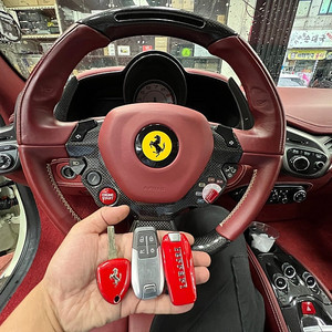 페라리 SF90, 296 GTB, F8, 488, 포르토피노, 458 차량키 블레이드/열쇠 시동 구형키 분실 시 신규 키 제작 및 복사 등록