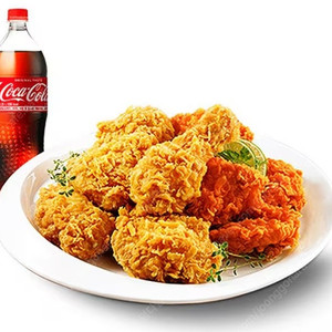 BHC 후라이드반 양념반+콜라1.25L
