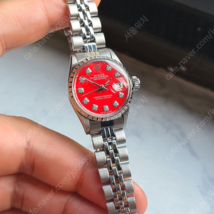 [정품] 롤렉스 여성용 데이저스트 코랄레드 10p 다이아몬드 (Rolex Datejust Red 10 Points Diamond Women's)