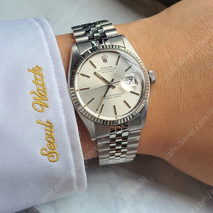 [정품] 롤렉스 데이저스트 36 실버 올제치 순정 소장용 빈티지 (Rolex Datejust Silver Tritium Dial Vintage)