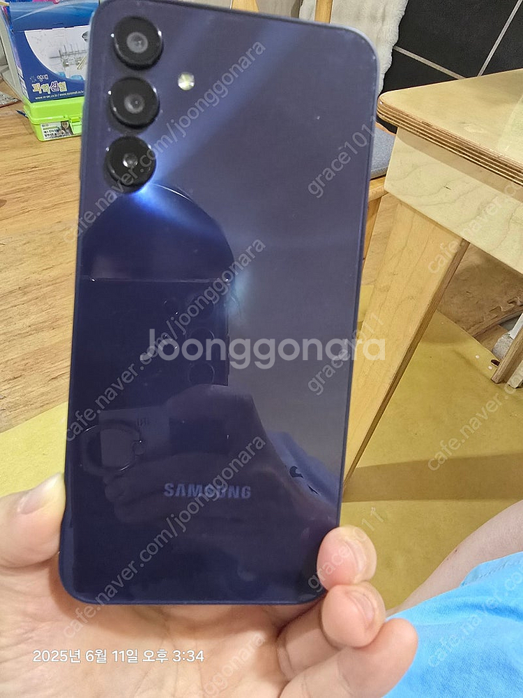 갤럭시 A15 블루블랙 정상해지 공기계, 액정 배터리 ...--4