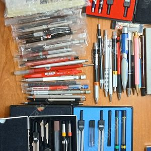 [가격인하] PMG 제도세트/그래프 1000 리미티드7/MIT500/SP-509/우치다 제도세트 및 로트링 플래티넘 펜텔 단종샤프 판매