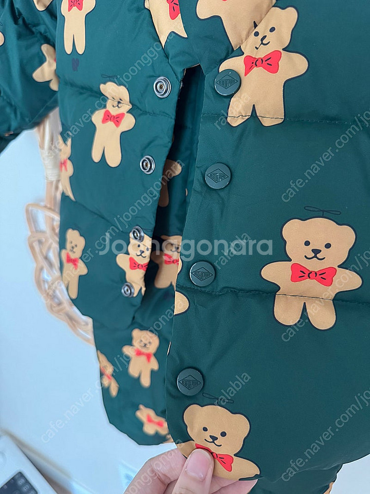베베드피노 쿠키베어 패딩 오버롤 스키복 85 90--2