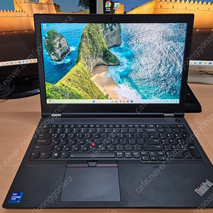 레노버 씽크패드 P15 Gen2 게이밍 노트북 / 2022 15.6인치 / i7-11850H 팝니다.