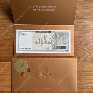 갤러리아 지류 상품권
