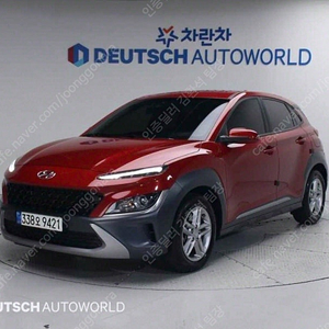 코나 중고차 가격 코나 더뉴코나 중고 빨간색 2021년식 69,449km 가솔린 1.6 터보 2WD N Line 모던 수원중고차