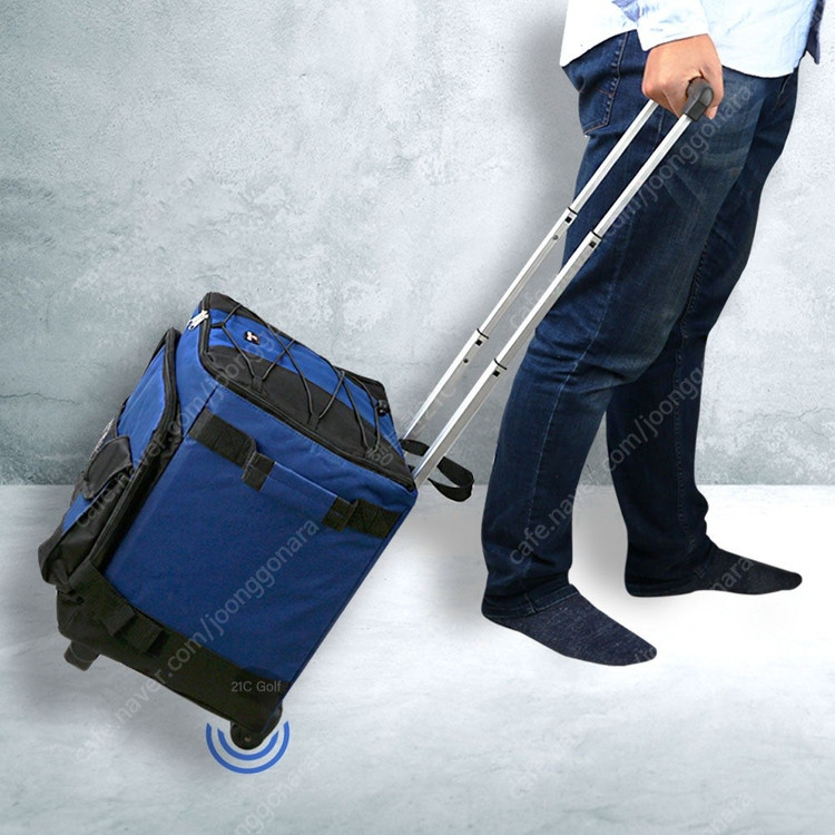 21C 캐리어 3단 손잡이 바퀴달린 아이스박스 가방형 보냉가방 쿨러백 캠핑가방 접이식 나들이 도시락가방 에코백 보냉... 이미지