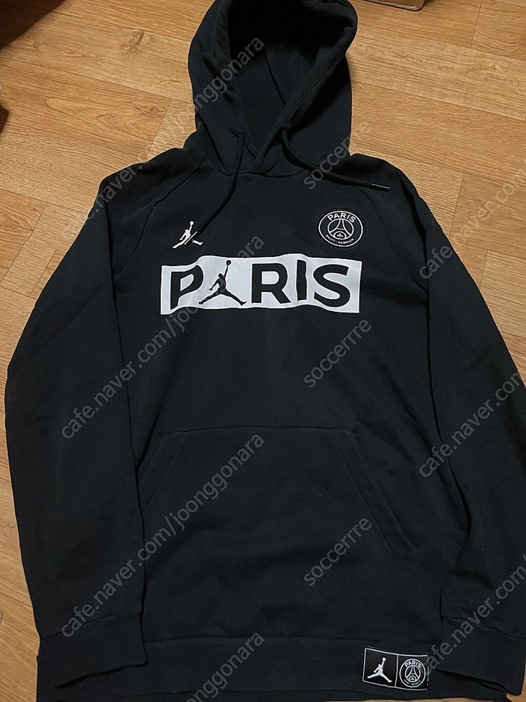 파리생제르망 PSG x 조던 콜라보 한정판 후드티 100사이즈 이미지