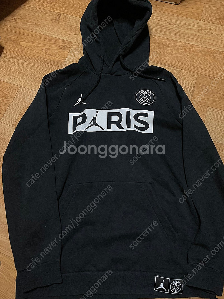 파리생제르망 PSG x 조던 콜라보 한정판 후드티 10...--0