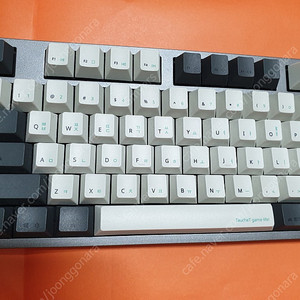 (키캡판매) 토체티 다크그레이 화이트 87 키캡 PBT 염료승화 OEM 프로파일