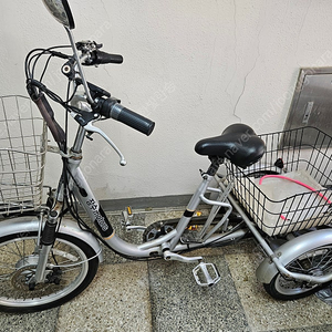 장수 전기 삼륜 자전거