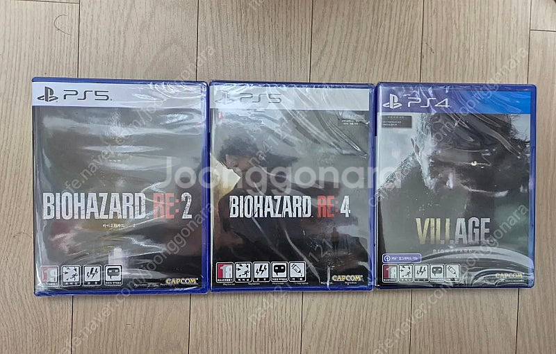 ps5 바하 re2 re4 빌리지 새상품 택포9.5 팝...--0