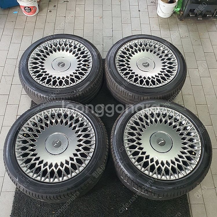 [ 추천 ] 제네시스 G90 19인치 방패 떡판 휠 타...--0