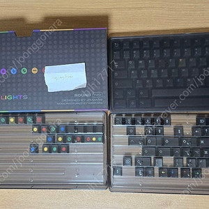 PBTfans Retro Dark Lights R2 키캡 베이스킷