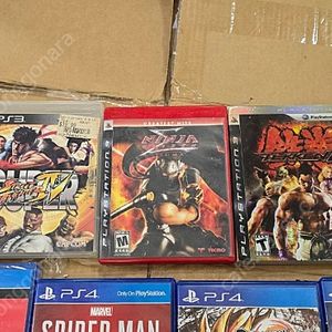 PS4, PS3, PS5 게임들 모음입니다 - PS4: 스파이더맨, 철권7, GTA5, 드래곤볼 파이터즈, 데빌 메이 크라이 5, NBA 2K21, NBA LIVE 19 - PS