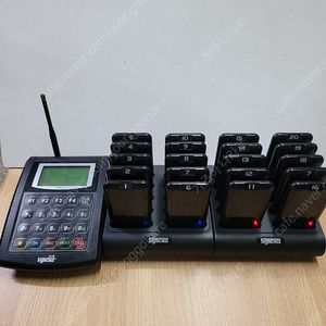 시스콜 카페진동벨 gp-200r 20구 세트 팝니다