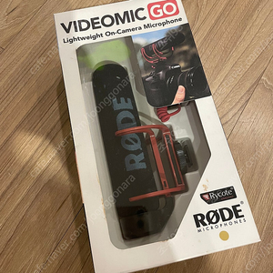Rode VideoMic GO 마이크 (유튜브 카메라 외장마이크)