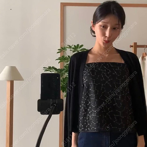 시에 단델리온 시어 슬리브리스 블랙 S